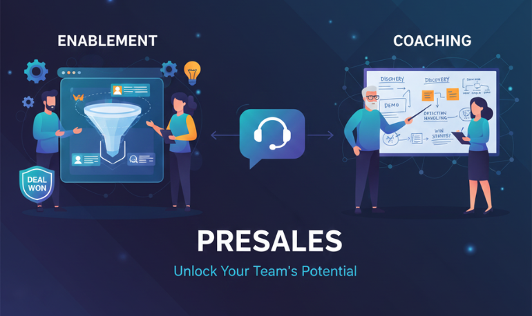 Pre-sales enablement and coaching